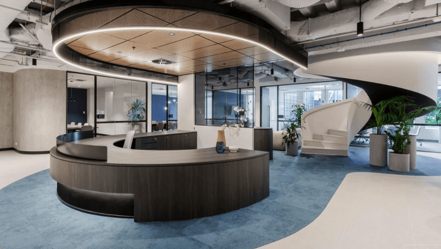 Modern commercial office building