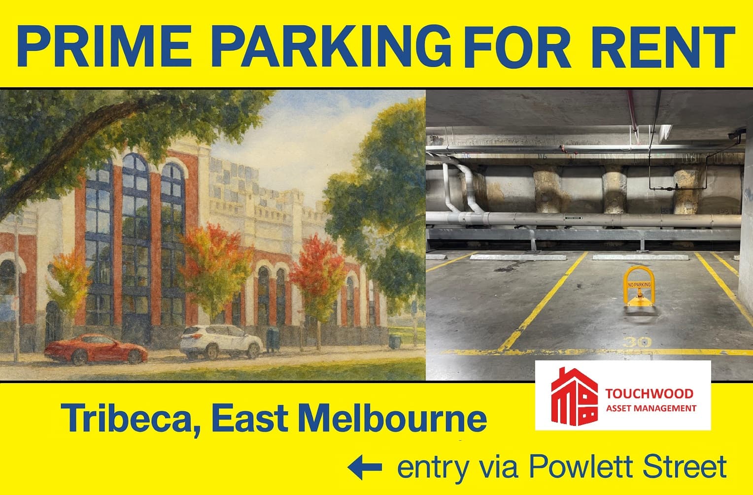 Secure Car Park for Lease at Tribeca, East Melbourne (lot. 31)